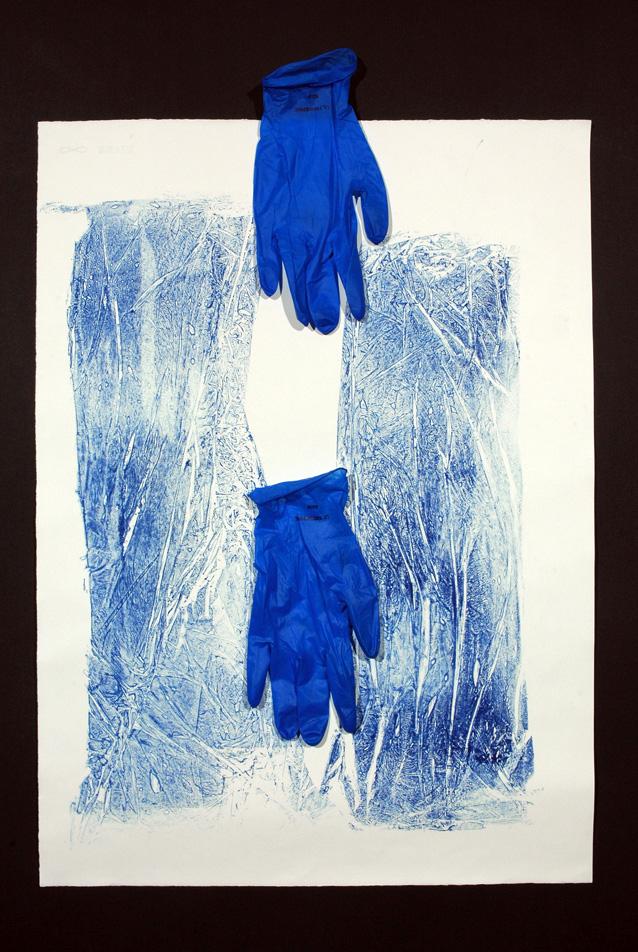 milt friedly work with blue gloves milt friedly work with blue gloves